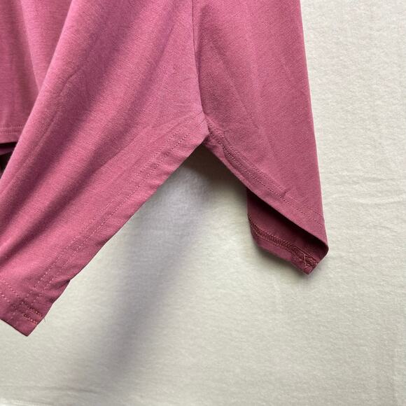 Woman's Mauve Tunic Top - Size 3X Boho Normcore Athleisure - Picture 8 of 12